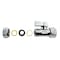 Thrifco Plumbing 1/2 Inch FIP x 1/2 Inch Slip Joint Quarter Turn Brass Straight Stop Valve 4406466 - alternate 2